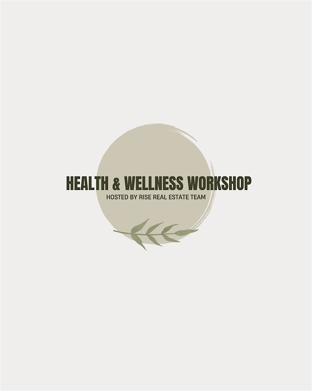 Health & Wellness Workshop