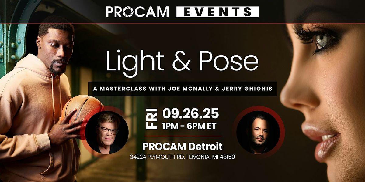 Light & Pose: A Masterclass with Jerry Ghionis & Joe McNally