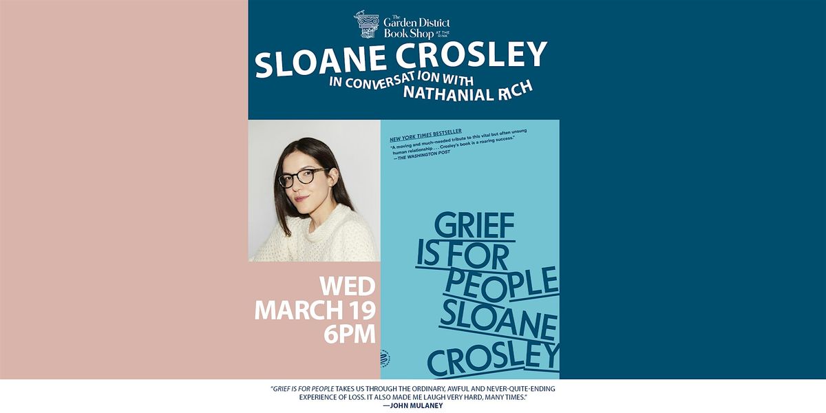 Sloane Crosley at the GDBS