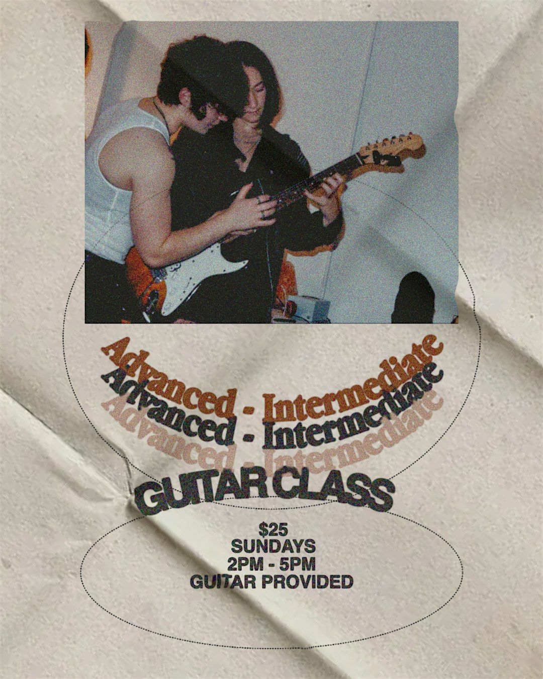 GUITAR 201: INTERMEDIATE-ADVANCED Guitar Class