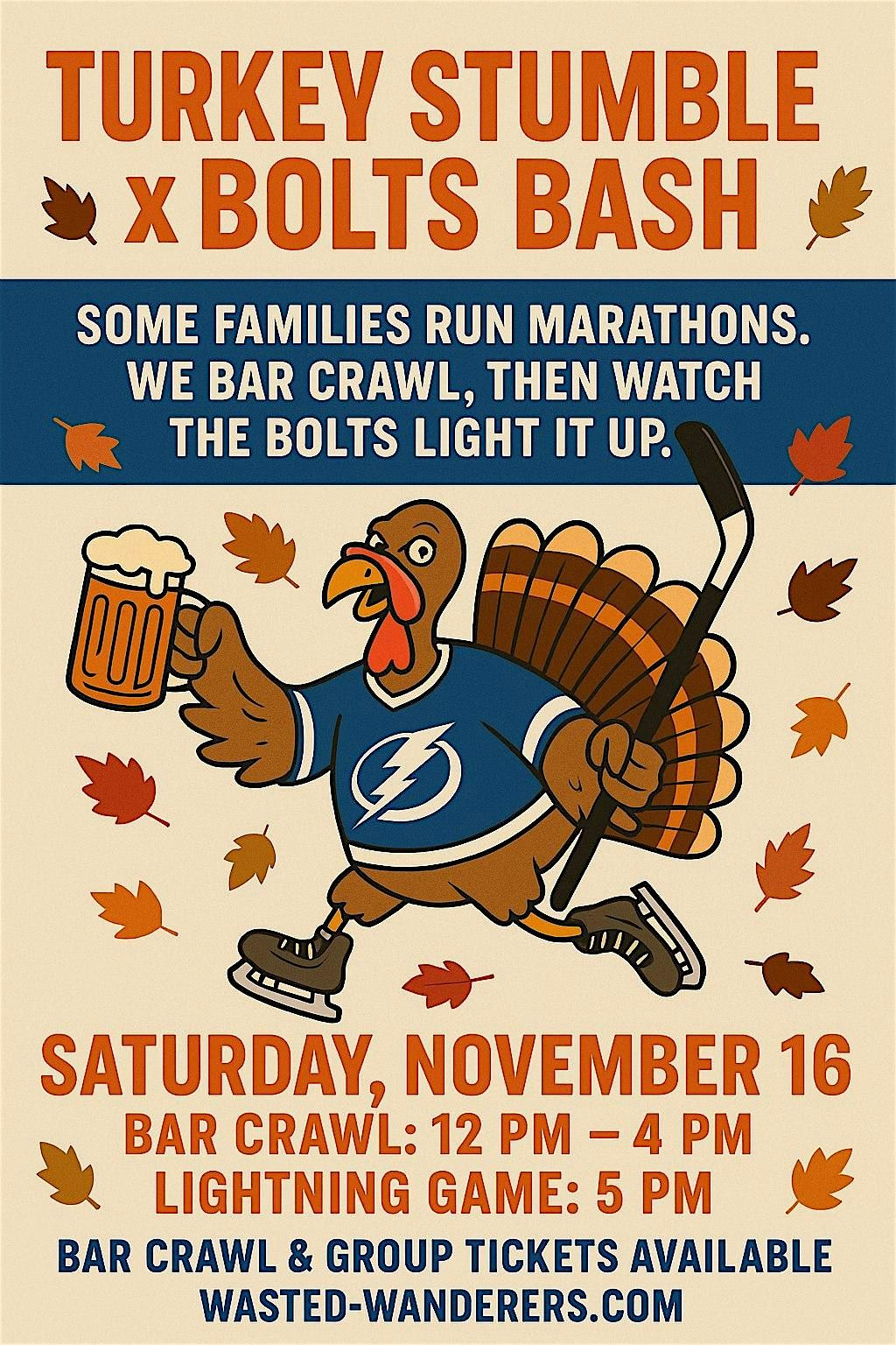 The Turkey Stumble Bar Crawl