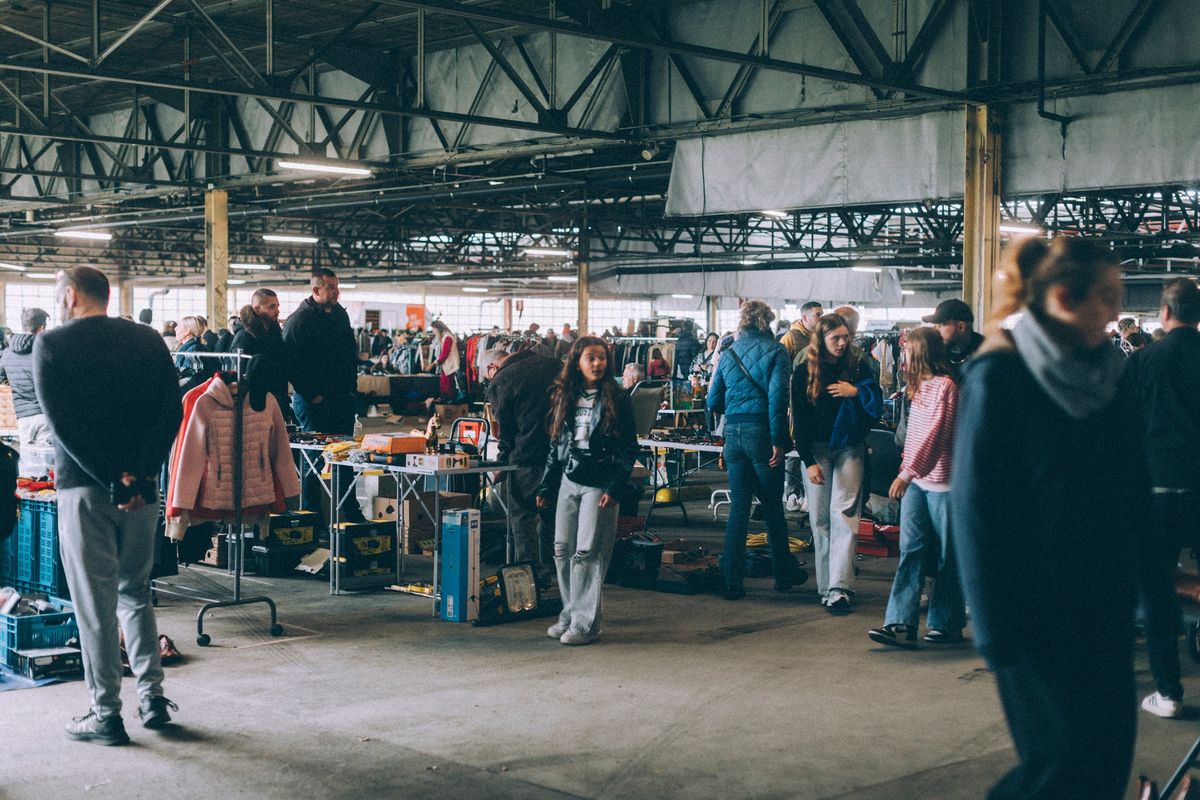 Goegekregen rommelmarkt parking Kinepolis Antwerpen