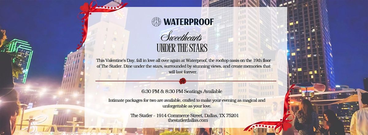 The Statler and Waterproof Presents - Sweethearts Under The Stars