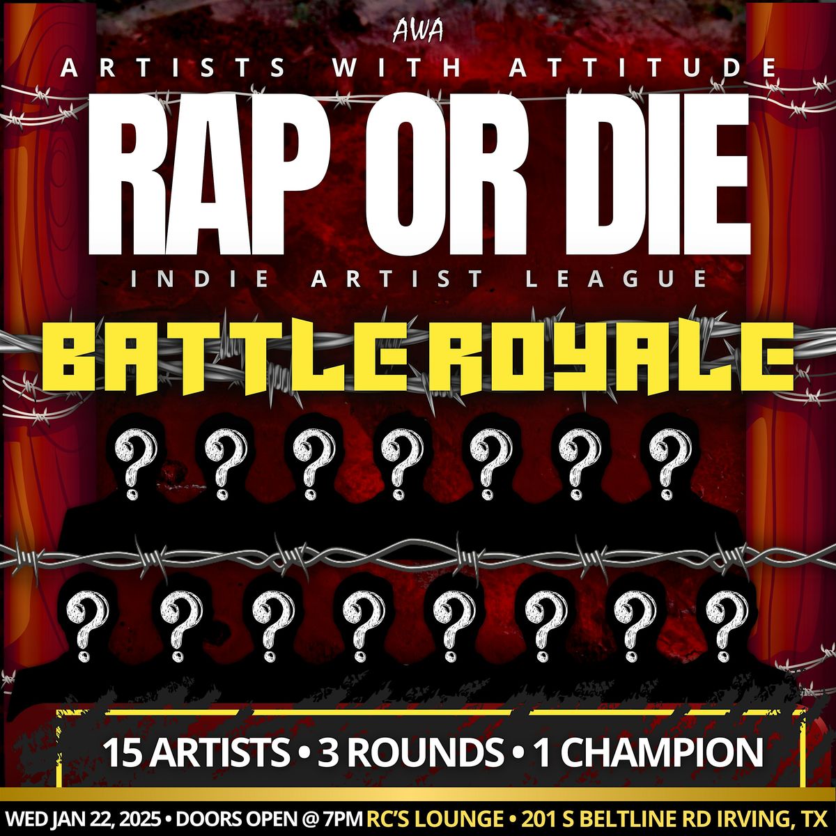 Rap or Die: Indie Artist League - Battle Royale