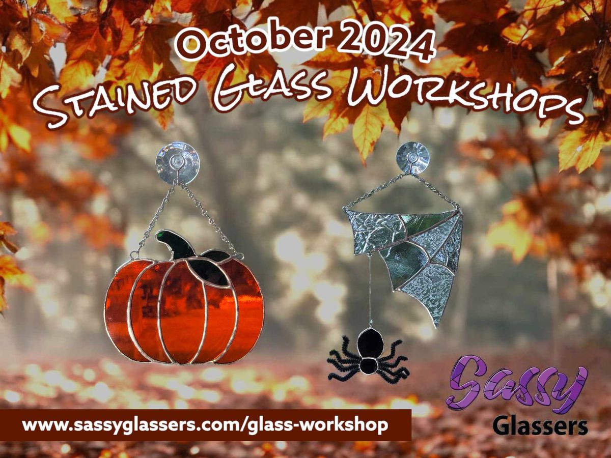 Stained Glass Workshop - Halloween Themed Projects (in Marshfield 10\/5 @ 11 am)