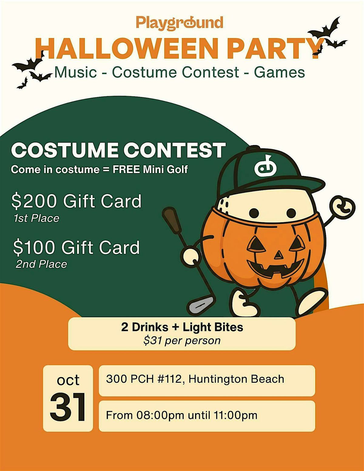 Playground Halloween Party
