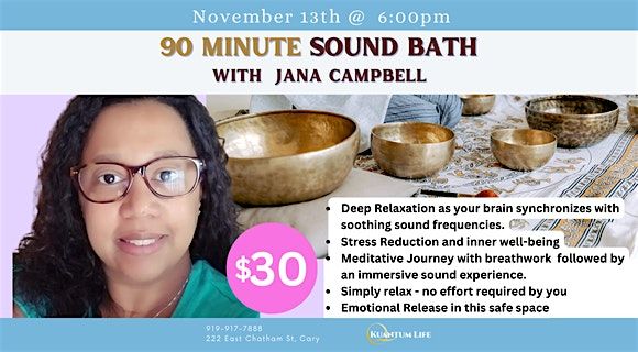 Sound Bath with Jana Campbell