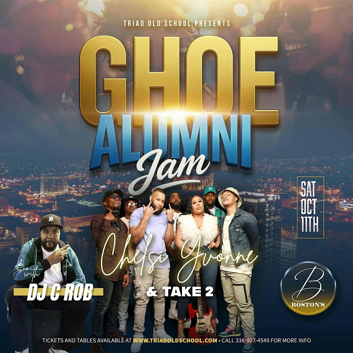 GHOE - ALUMNI JAM F\/ CHELSI YVONNE & TAKE 2 WITH  DJ CROB