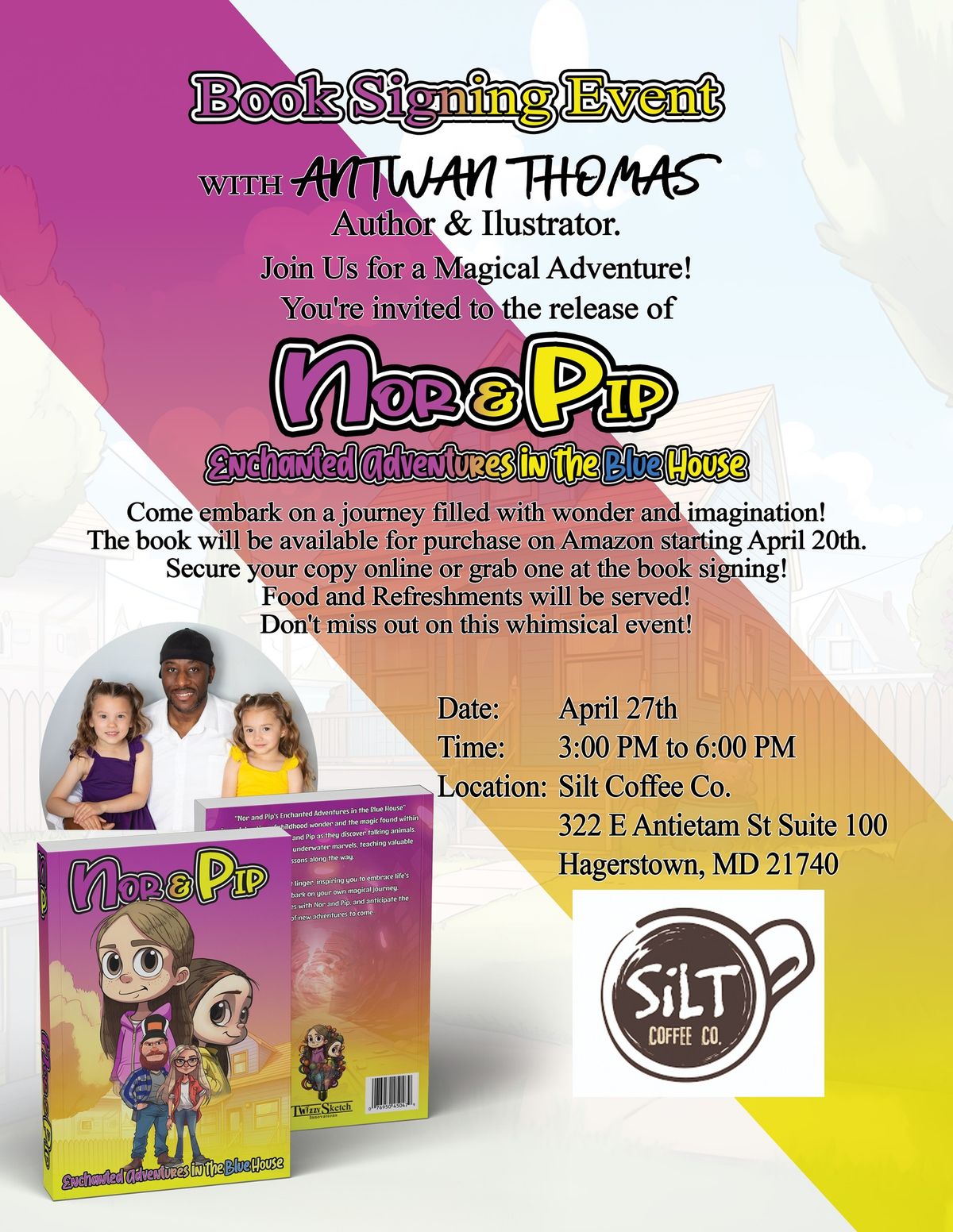 Nor & Pip Book Signing Event with Antwan Thomas