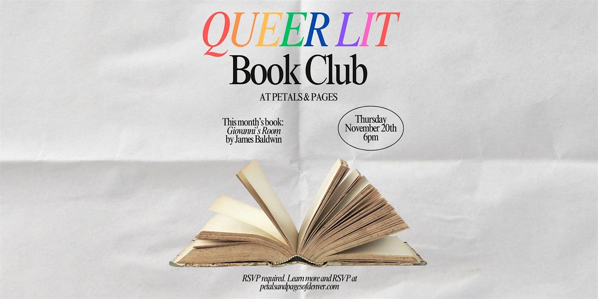 Queer Lit Book Club at Petals & Pages