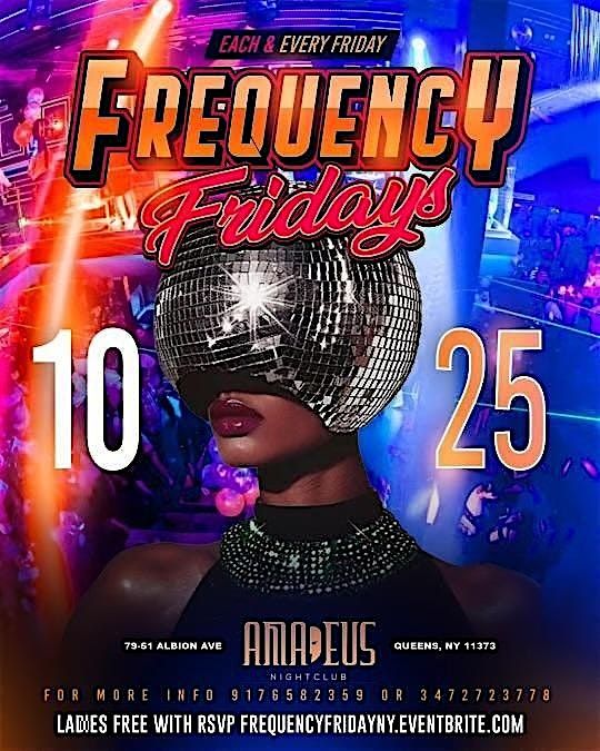 FREQUENCY FRIDAYS AT AMADEUS #LADIESNIGHT