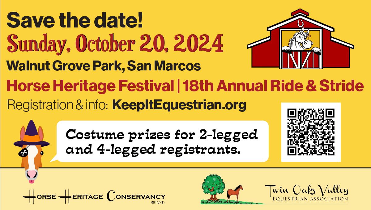 Horse Heritage Festival \/ 18th Annual Ride & Stride