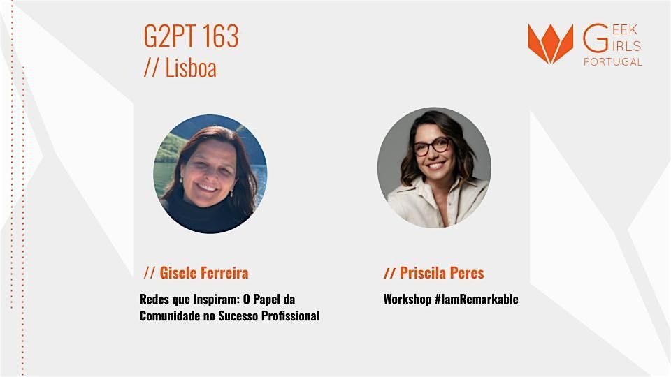 G2PT163 - 163\u00ba Geek Girls Portugal - Lisboa