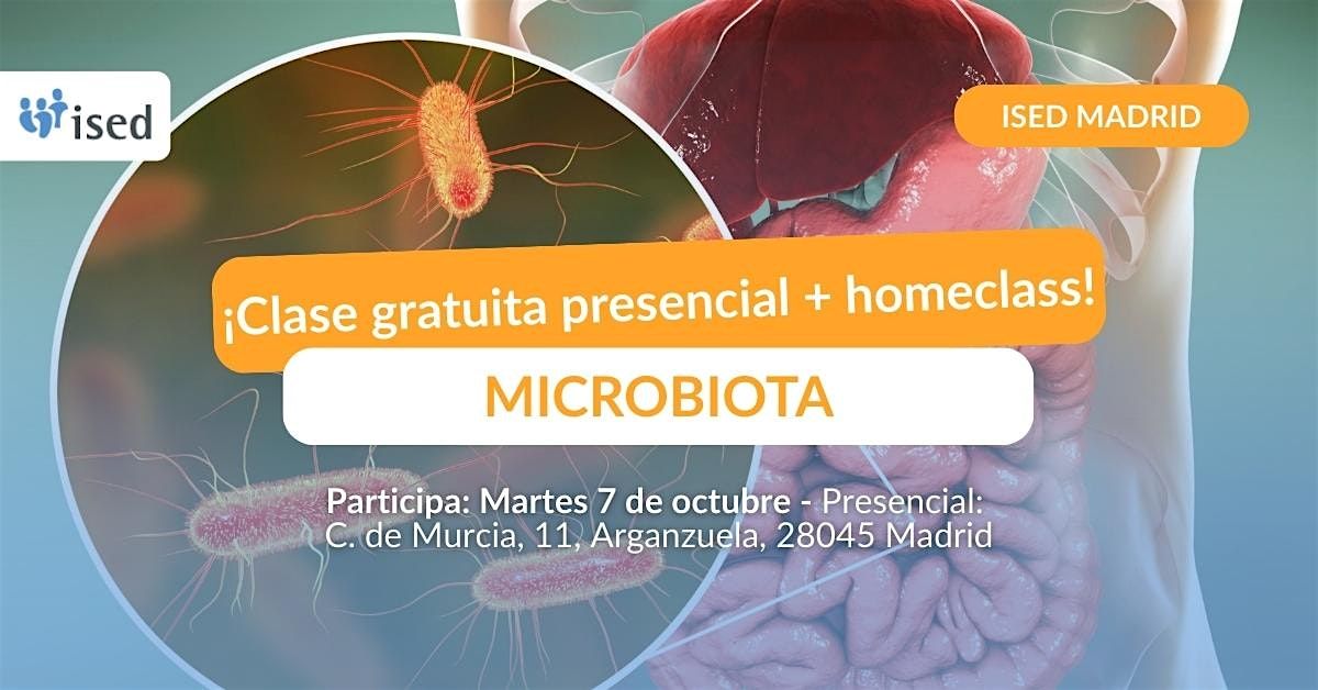 Clase GRATUITA - Microbiota y Salud intestinal en ISED Madrid