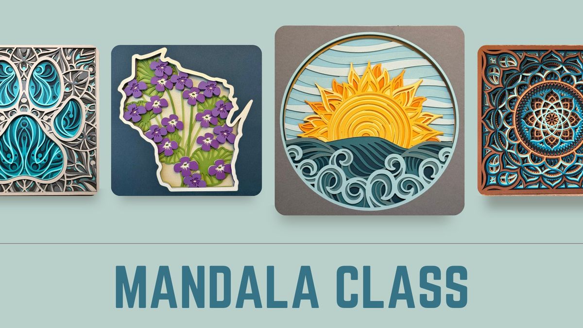 DIY Mandala Class - Saturday July 20th 10:30am-12:30pm