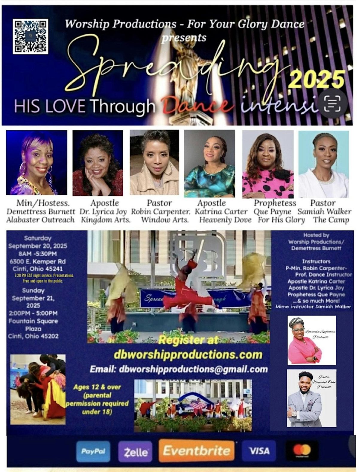 Spreading His Love Through Dance- A 2 Day Intensive