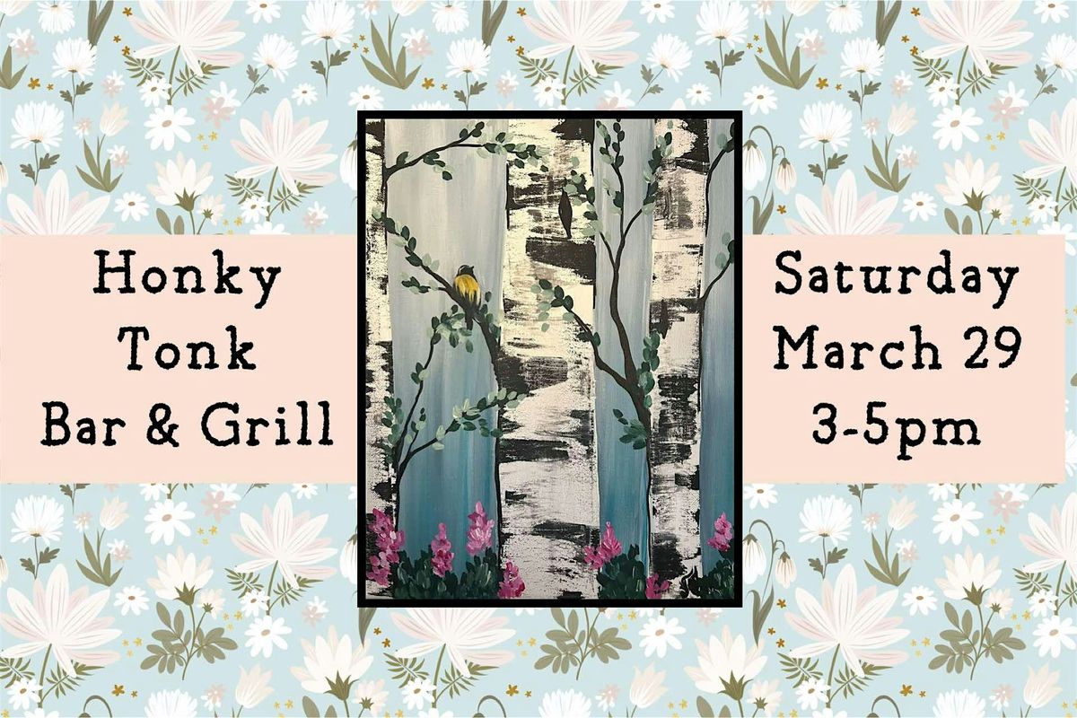 Paint and Sip At Honky Tonk Bar and Grill