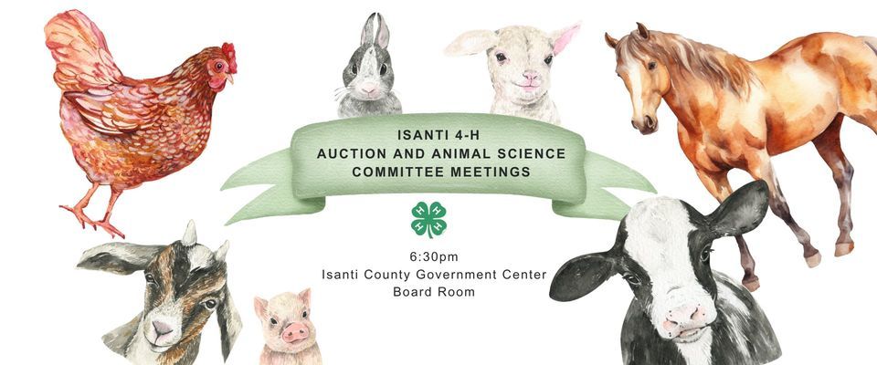 Auction and Animal Science Committee Meetings 