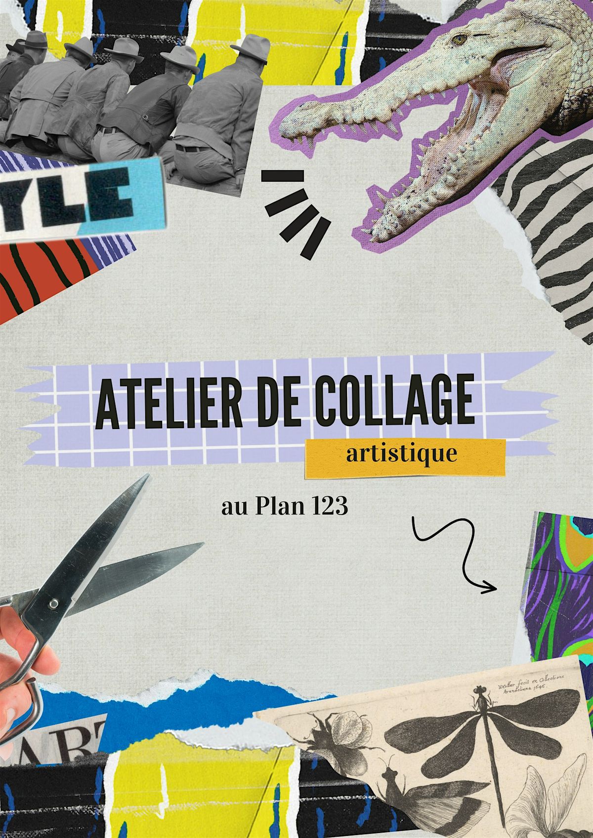 Atelier de collage artistique