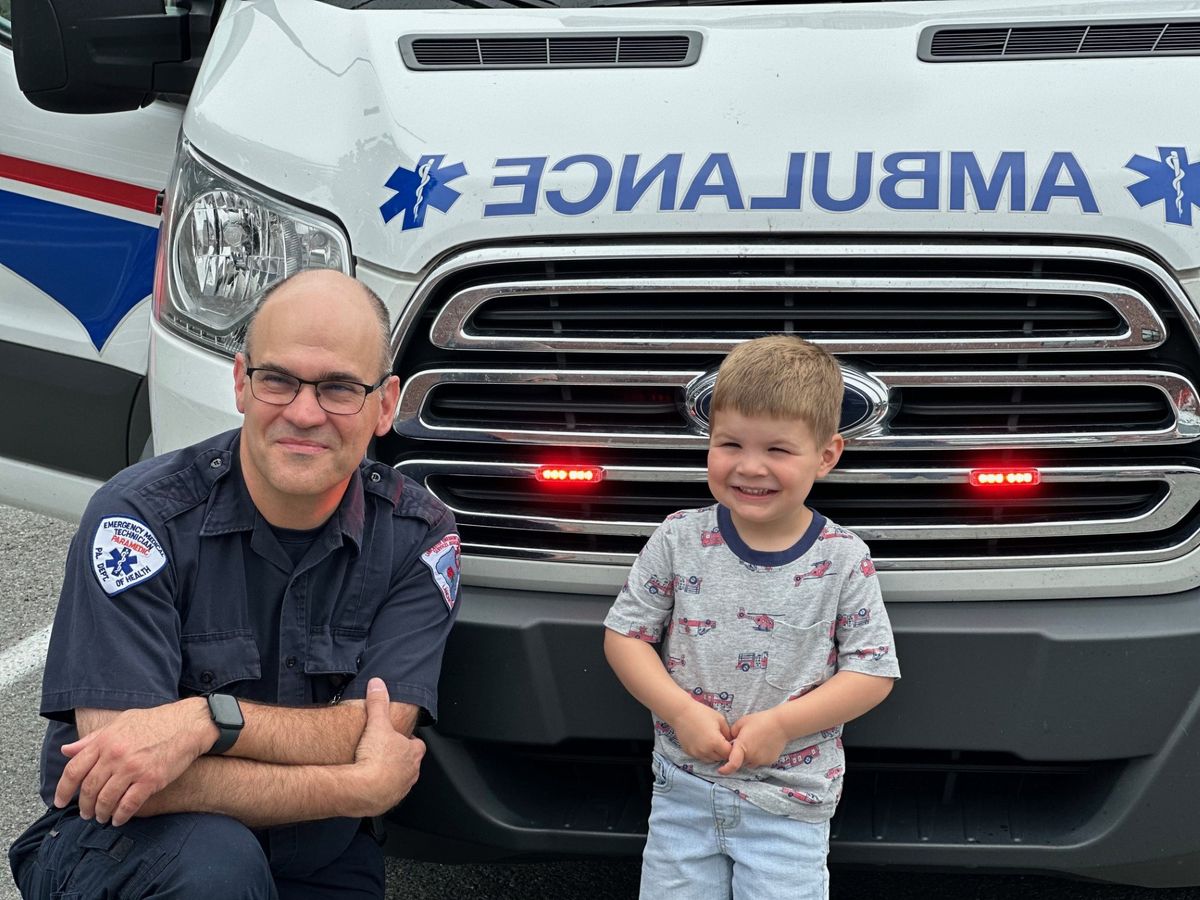Touch a Truck Ambulance with Lancaster EMS