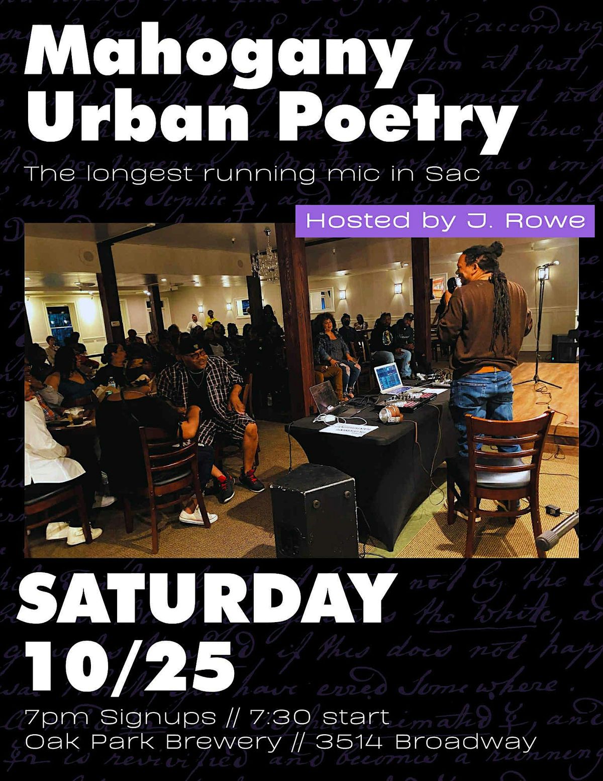 Sac Poetry Week: Mahogany Urban Poetry Series