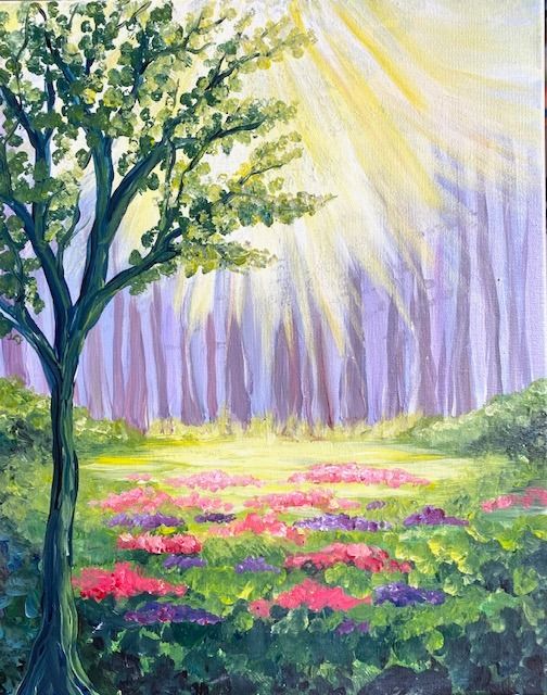 Mother's Day Paint Event: Forest Sunshine