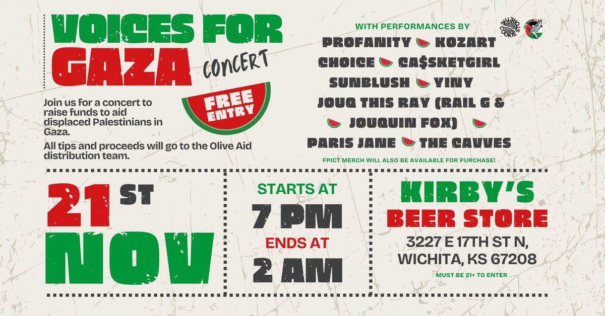 Voices for Gaza: A Benefit Concert for Palestine