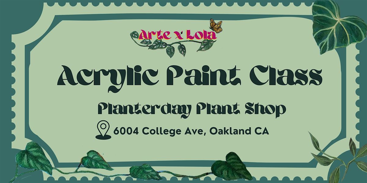 Arte Con Lola- An Acrylic Paint Class