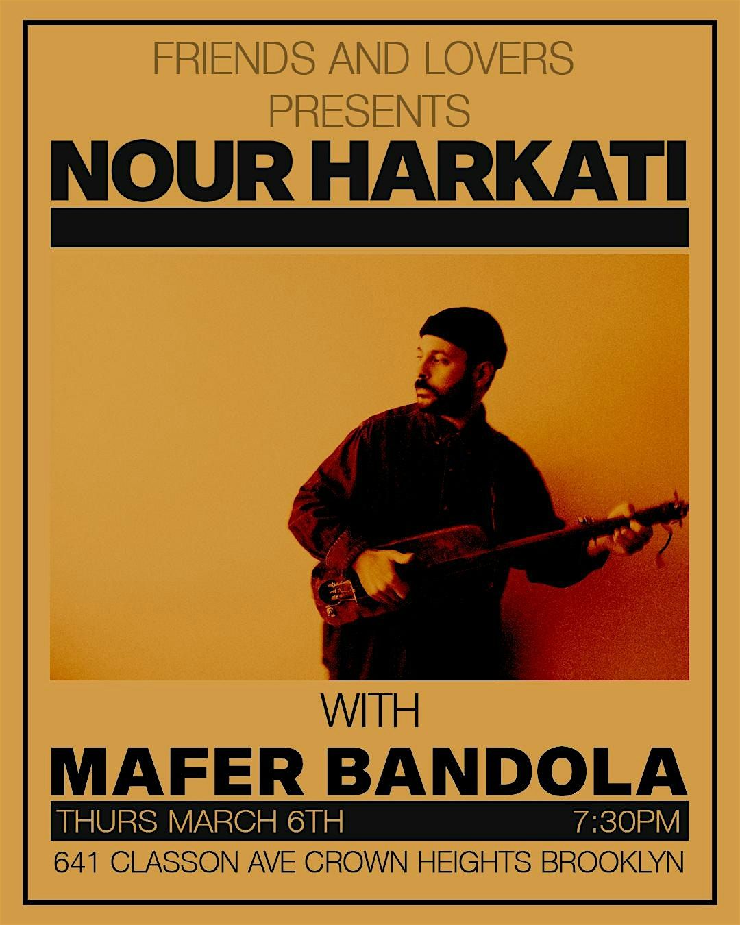 From Tunisia to Venezuela: Nour Harkati & Mafer Bandola Live + Dance Party