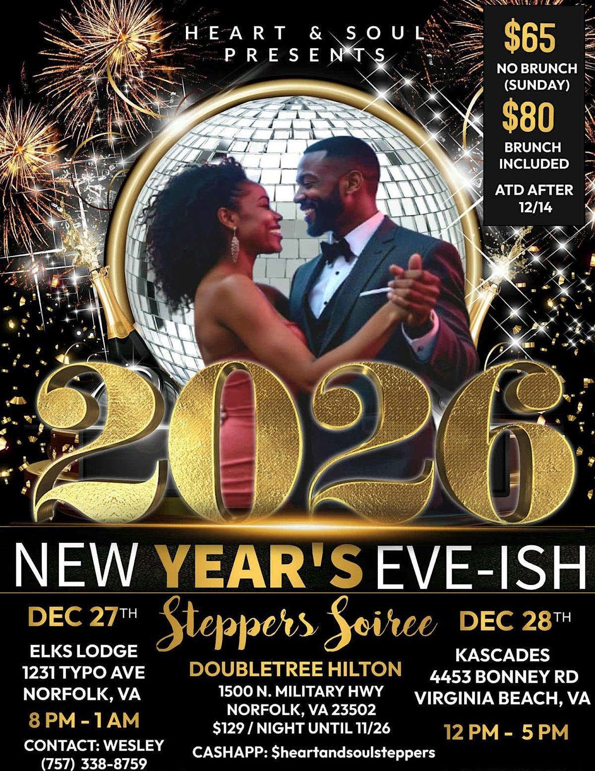 2nd Annual New Year's Eve-ish Steppers Soiree