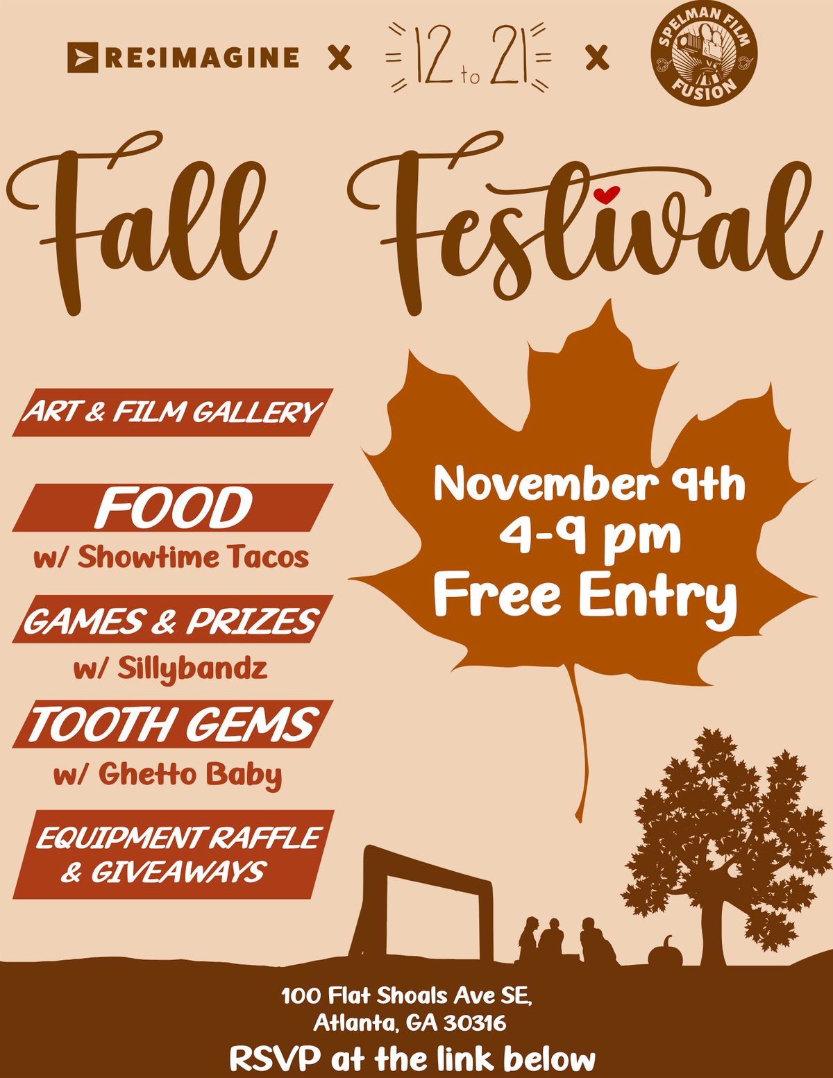 "12 to 21" Fall Festival: Film Fundraiser & Community Celebration