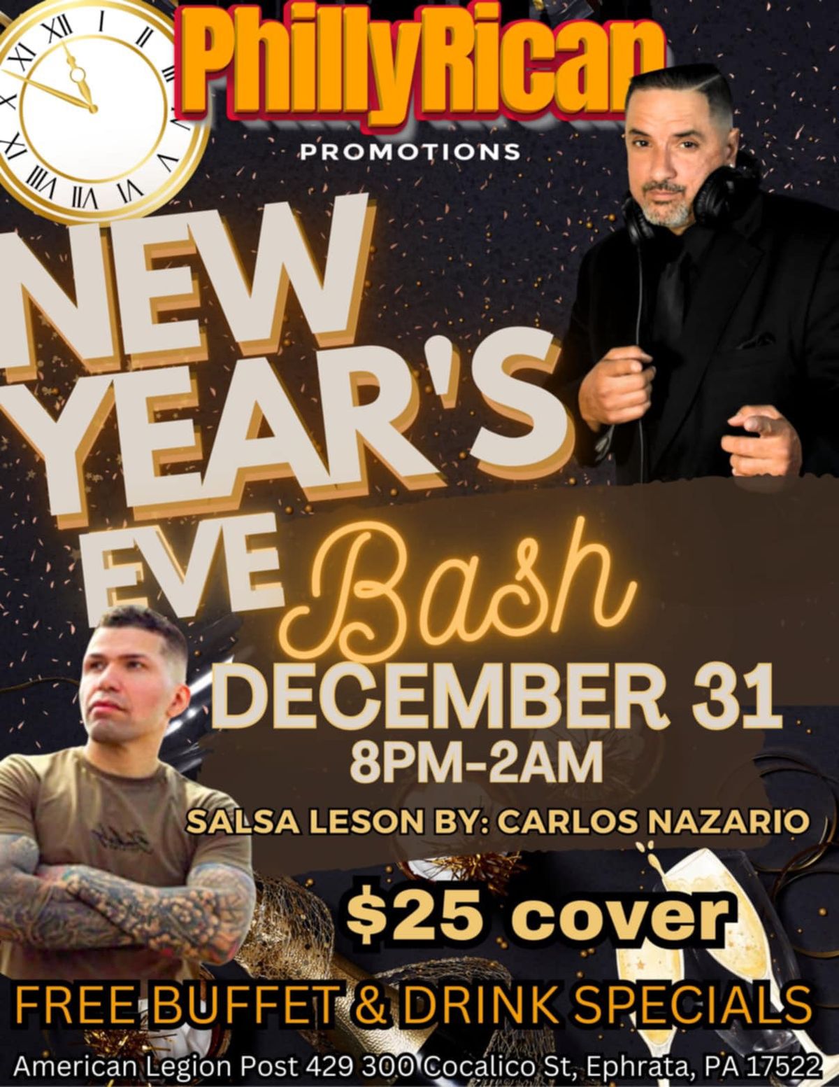 \u201cPhillyRican\u201d NYE Bash at The Legion!!