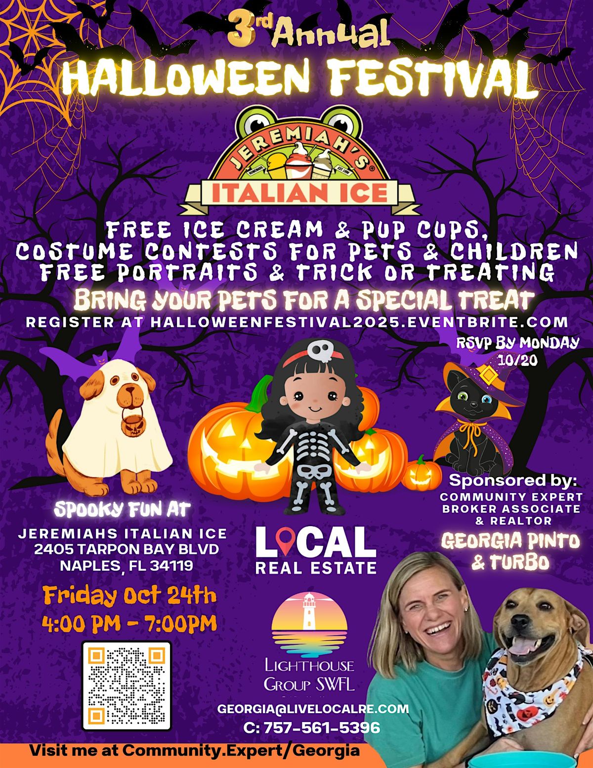 3rd Annual "Halloween Festival" Family & Pet Trick or Treating Event