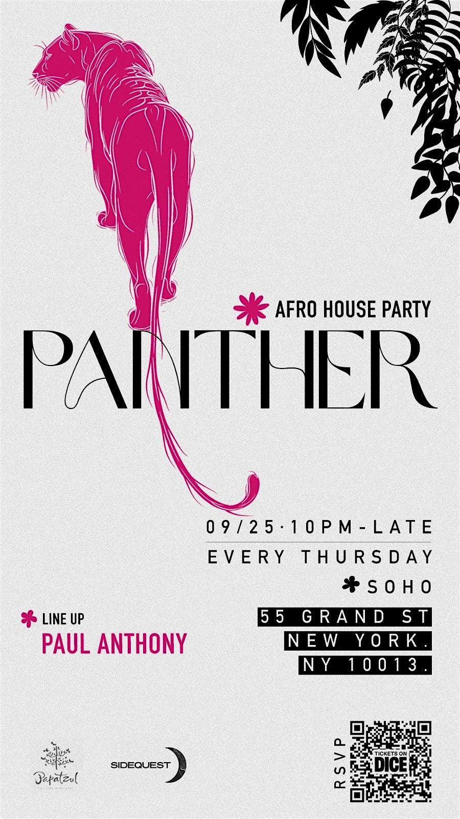 Panther: Afro-Latin House Nights in Soho
