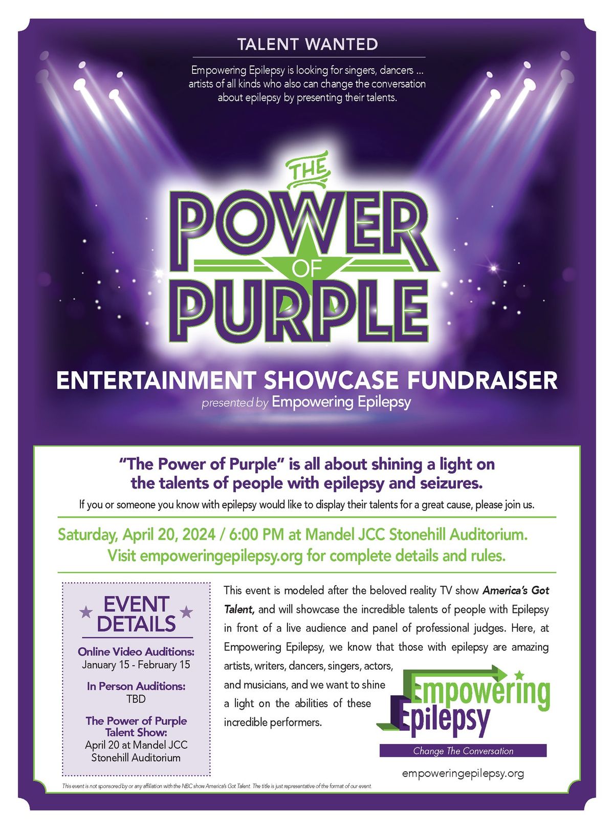 The Power of Purple Gala