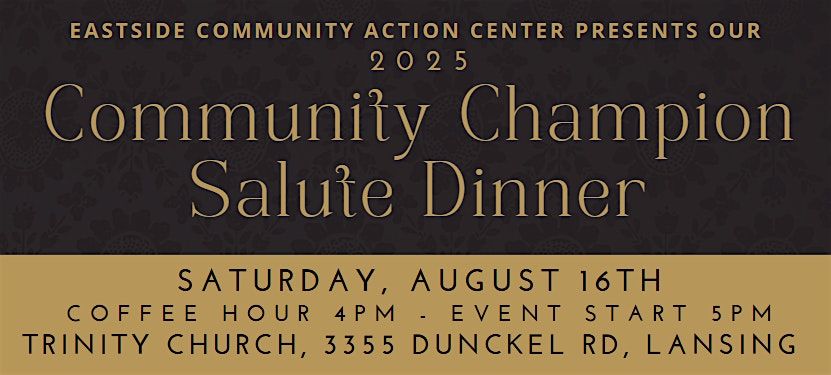 2025 Community Champion Salute Dinner