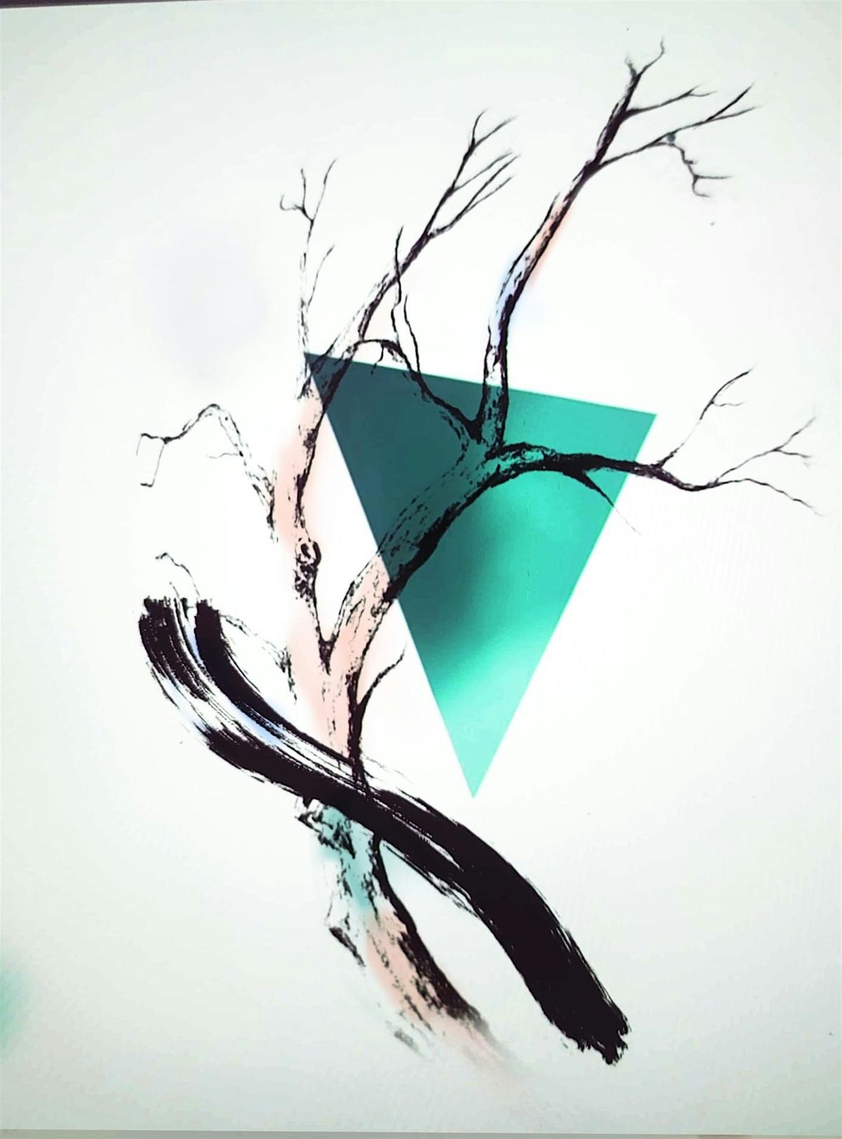 Abstract Watercolour Painting