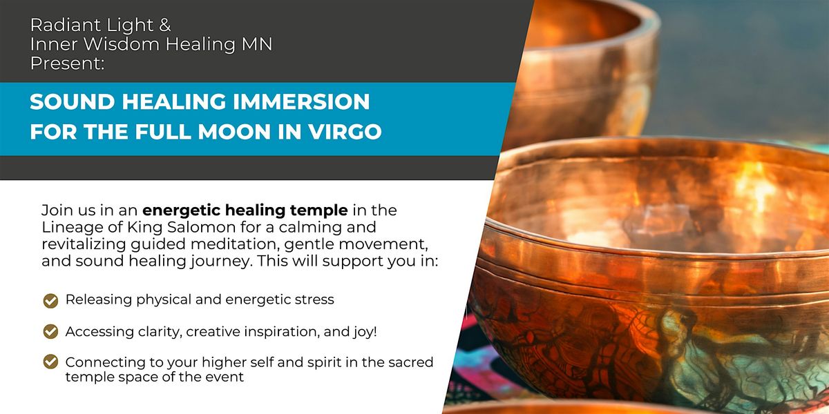 Sound Healing & Release Ceremony for the Full Moon in Virgo