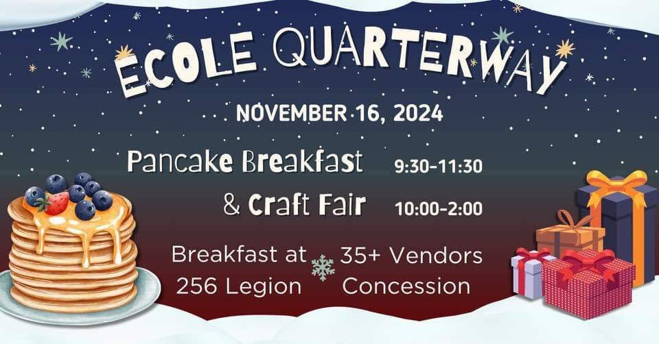 Ecole Quarterway Winter Wonders Pancake Breakfast & Craft Fair