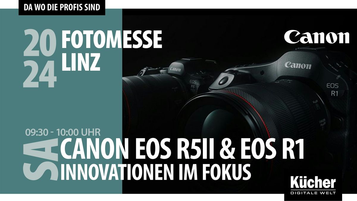 Innovationen im Fokus: Entdecken Sie die Canon EOS R5 Mark II und EOS R1