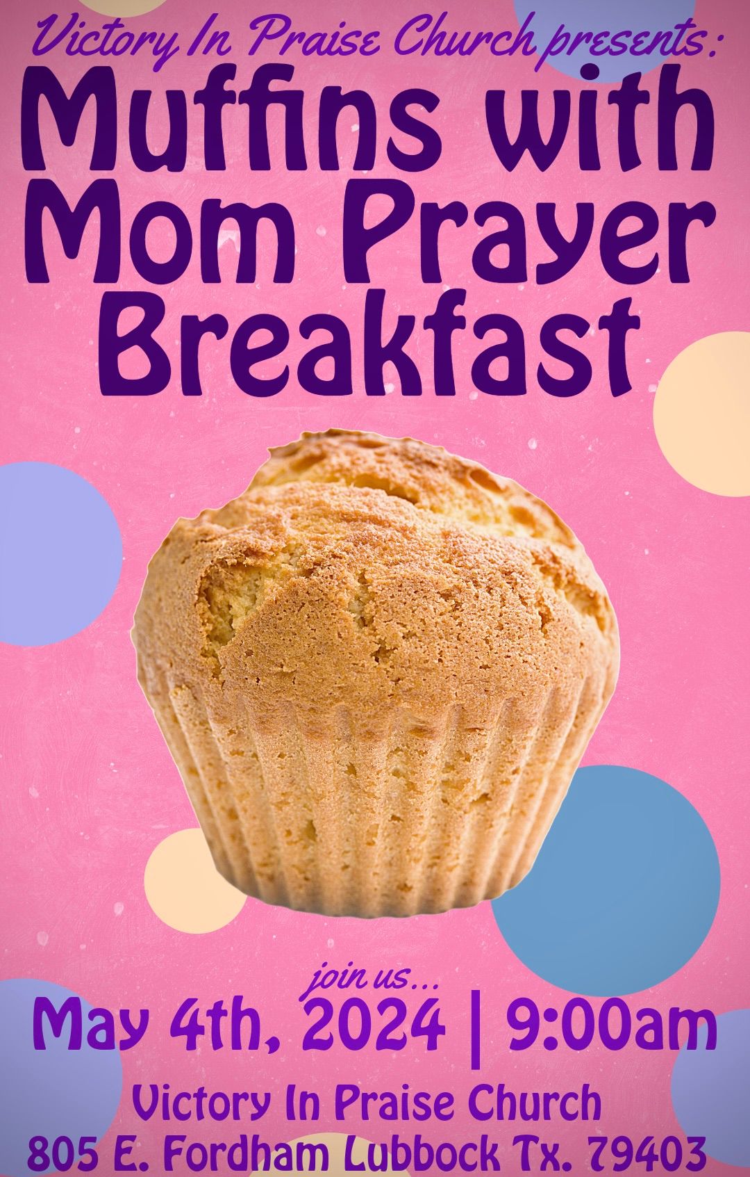 Muffins with Mom Prayer Breakfast 
