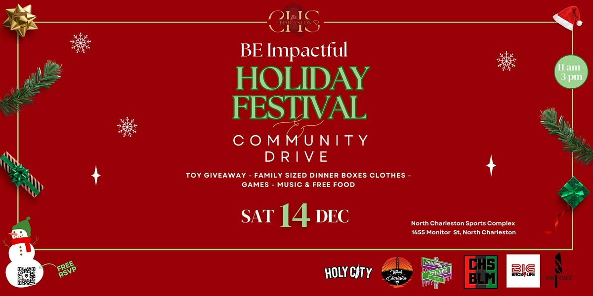 BE Impactful Holiday Festival  -  Toy & Dinner Giveaway