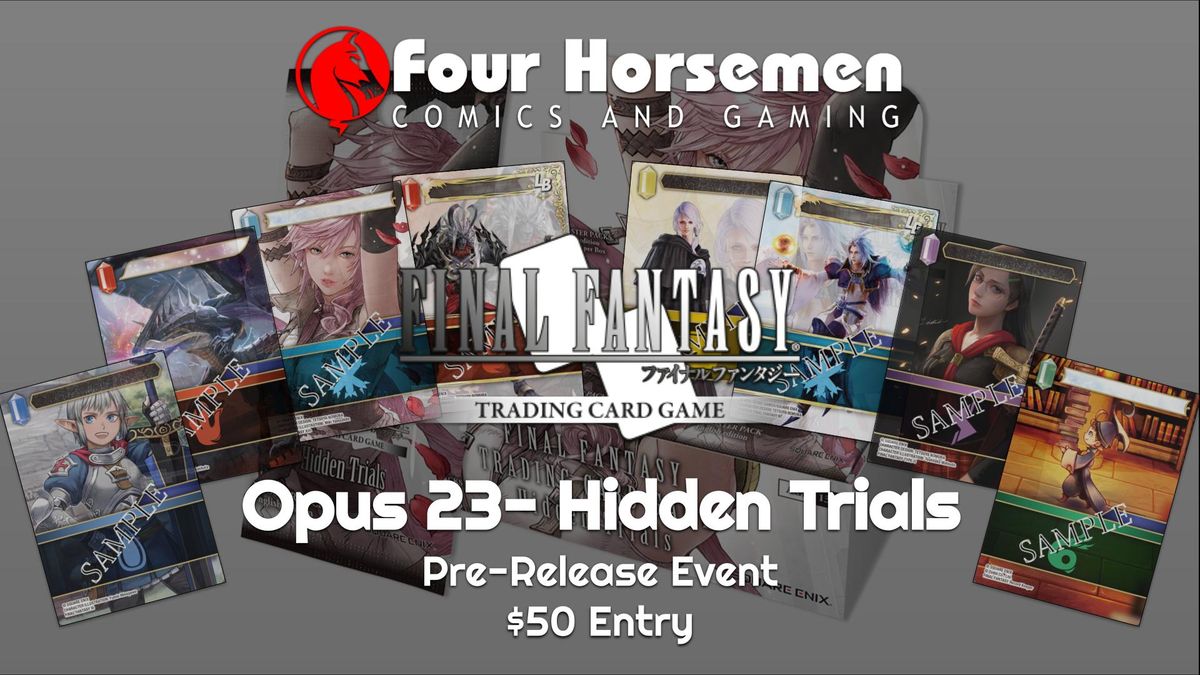 Final Fantasy TCG: Hidden Trials Pre-Release