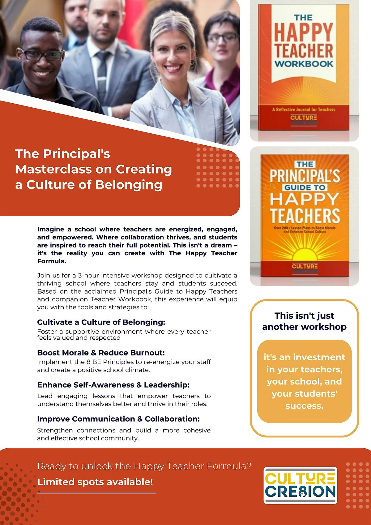 The Principal's Masterclass on Creating a Culture of Belonging