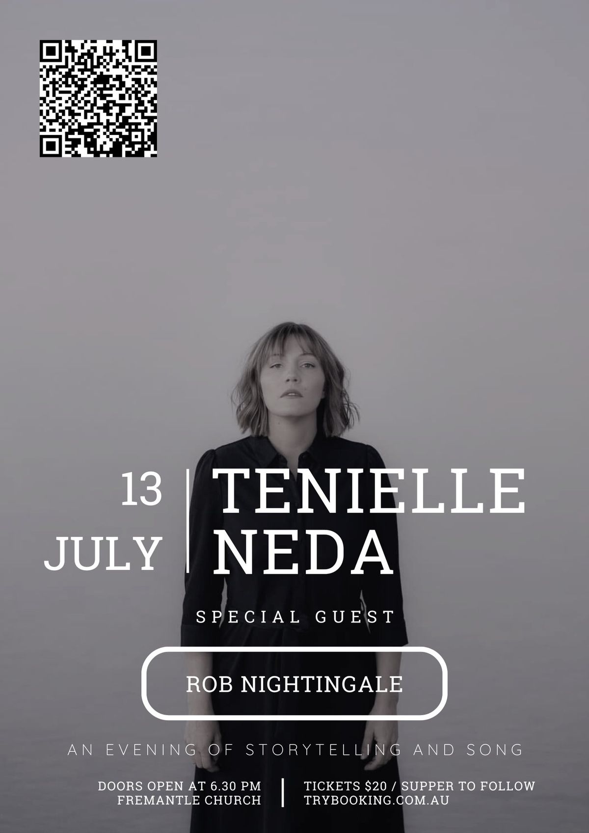 SOLD OUT - Fremantle Church - July 13- Tenielle Neda 