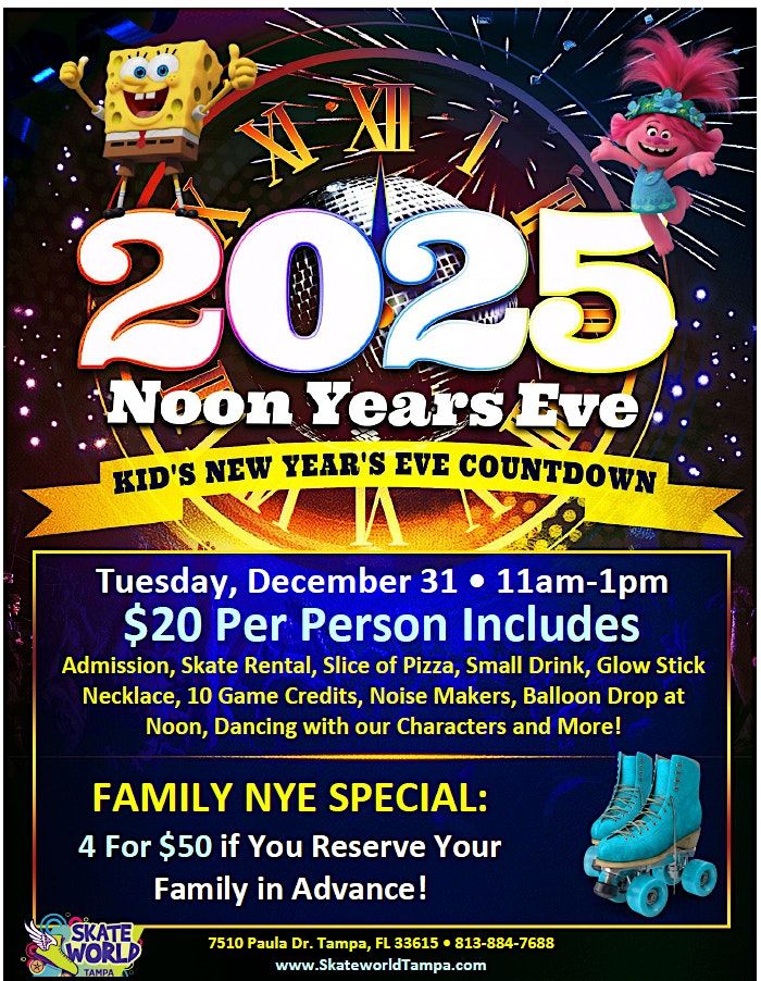 Noon Year's Eve 2025