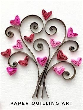 Virtual: Tree of Love - Paper Quilling