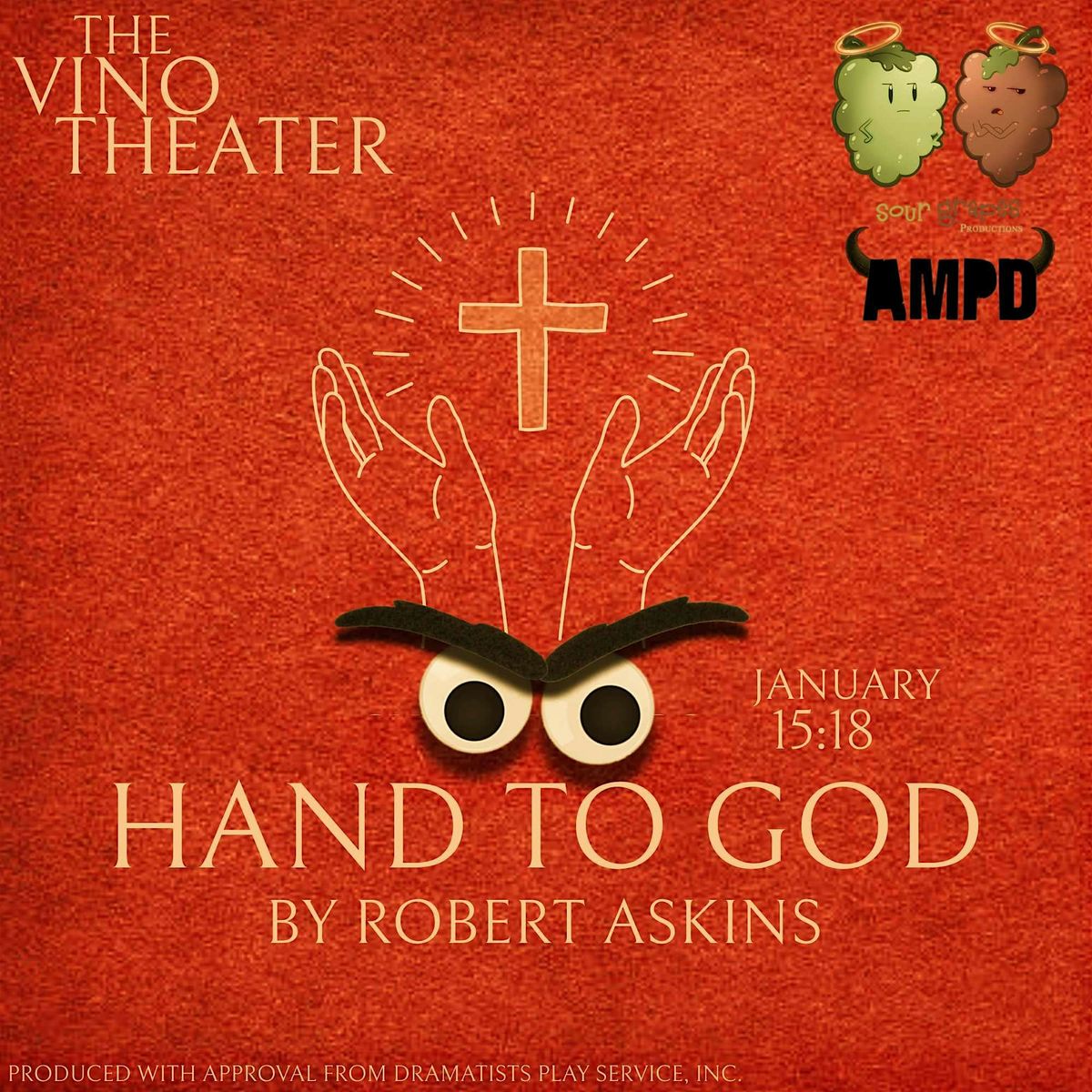 HAND TO GOD at The Vino Theater