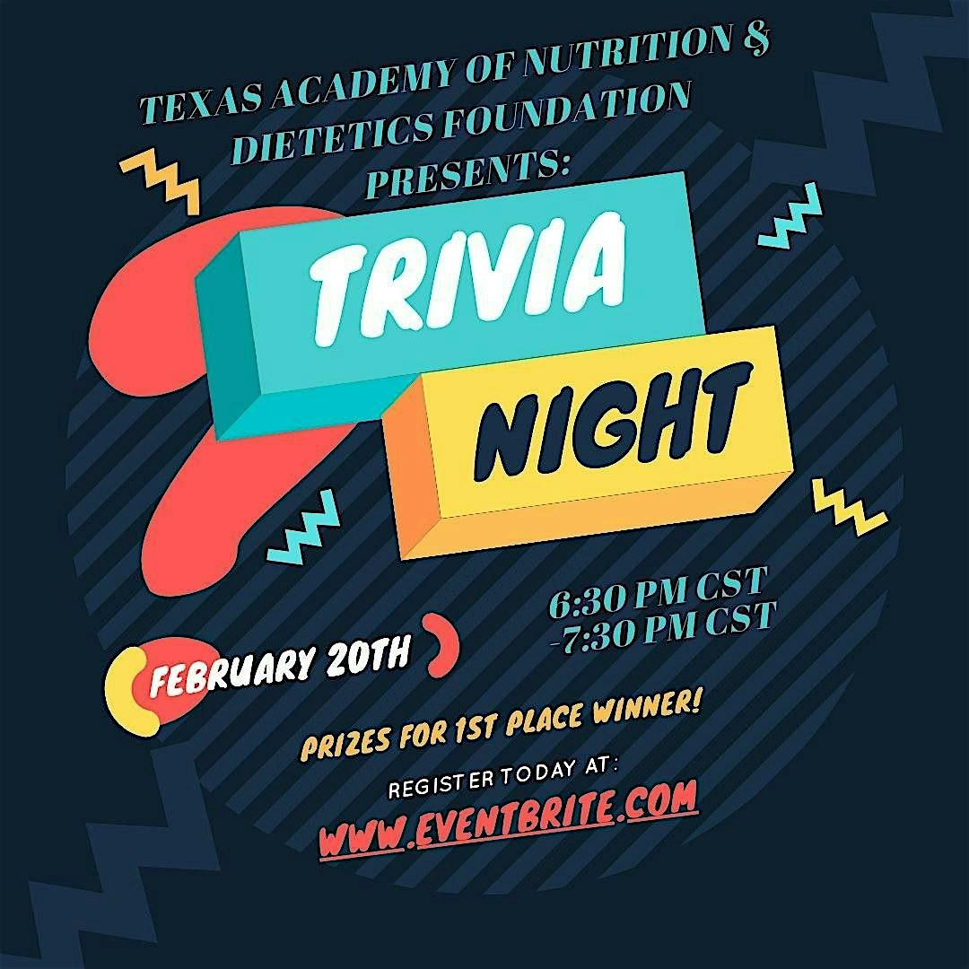 NUTRITION TRIVIA NIGHT