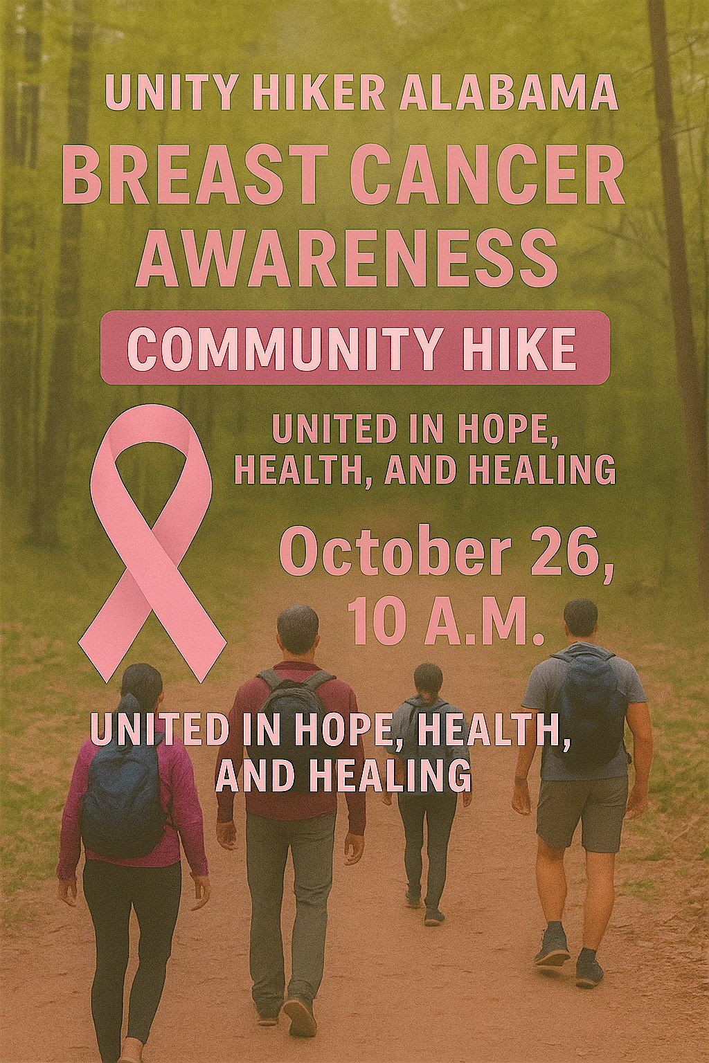 BREAST CANCER AWARENESS COMMUNITY HIKE